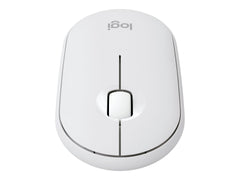 LOGITECH Pebble Mouse 2 M350s Mouse optical 3 buttons wireless Bluetooth 5.2 LE tonal white