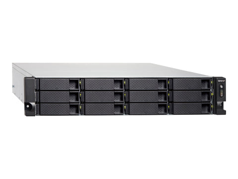 QNAP TS-1283XU-RP-E2124-8G 12-Bay NAS E-2124 8Go DDR4 12x2.5p/3.5p SATA HDD/SSD 4 GigaLan 2x10GbE SFP