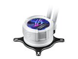ASUS ROG Strix LC III ARGB LCD WHT all-in-one CPU liquid cooler with 2.1 IPS LCD Aseteks new Gen7 v2 pump and premium ROG ARGB fans