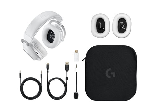 LOGITECH PRO X 2 LIGHTSPEED Wireless Gaming Headset - WHITE - EMEA28-935