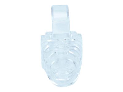 MCL 100 x 6.5 mm boot for modular RJ45 plug Transparent
