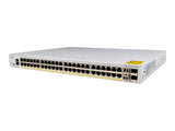 CISCO Catalyst 1000 48-Port Gigabit PoE+ PoE Budget 740W 4 x 1G SFP Uplinks LAN Base