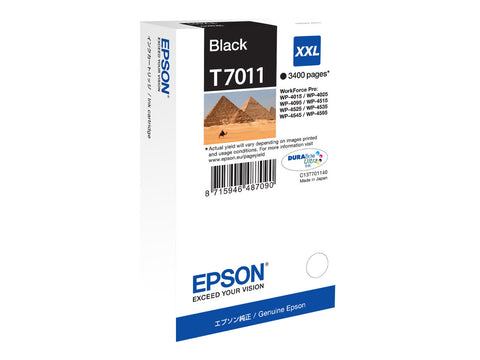 EPSON 1LB WP4000/4500 ink cartridge black extra high capacity 3.400 pages 1-pack blister without alarm
