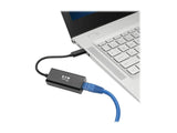 EATON TRIPPLITE USB-C to Gigabit Network Adapter with Thunderbolt 3 Compatibility Black