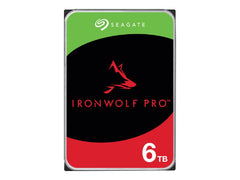 SEAGATE Ironwolf PRO Enterprise NAS HDD 6To 7200rpm 6Gb/s SATA 256Mo cache 8.9cm 3.5p 24x7 for NAS & RAID Rackmount systems BLK