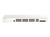 D-LINK Nuclias Switch 28xGE-ports Smart Managed incl 4x1G Combo w/1Yr Lic