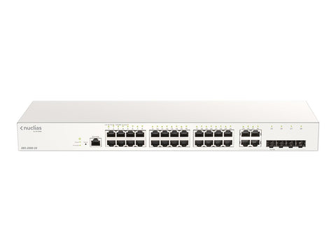 D-LINK Nuclias Switch 28xGE-ports Smart Managed incl 4x1G Combo w/1Yr Lic