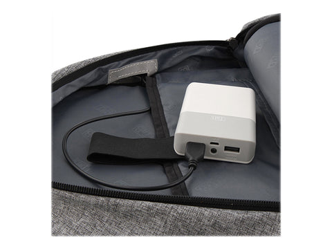 TNB WILD - Backpack with multiple pockets - mottled grey