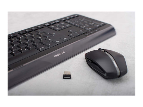 CHERRY GENTIX Desktop Wireless desktop Keyboard and Mouse black (PN)