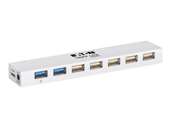 EATON TRIPPLITE 7-Port USB 3.0/USB 2.0 Combo Hub USB Charging 2 USB 3.0 & 5 USB 2.0 Ports