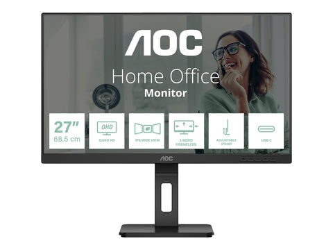 AOC Q27P3CV 27p VA TFT 2560x1440 HDMI DP USB Black