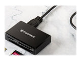 TRANSCEND All-in-1 Multi Memory Card Reader USB 3.0/3.1 Gen 1 Black