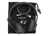 LOGITECH Zone Wired MSFT Teams Headset on-ear wired USB-C graphite Certified for Microsoft Teams