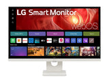 LG 27U731SA-W 27p Smart Monitor UHD IPS WebOS 60Hz 5ms 350cd/m2 HDMI2.1x2 USB C PD 65W