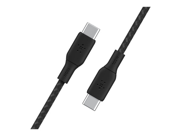 BELKIN 100w USB-C to USB-C Braided Cable 3M Black