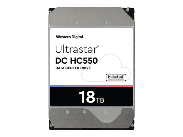WESTERN DIGITAL Ultrastar DC HC550 3.5p 26.1MM 18000Go 512Mo 7200TPM SAS ULTRA 512E SE P3