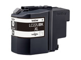 BROTHER LC22UBK Cartouche de encre Noir, 2400 pages pour DCP-J785DW et MFC-J985DW