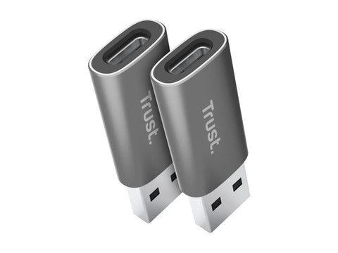 TRUST Pack de 2 adaptateurs USB-C vers USB-A