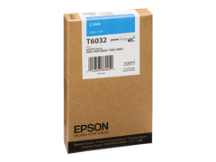 EPSON T6032 cartouche dencre cyan capacité standard 220ml pack de 1