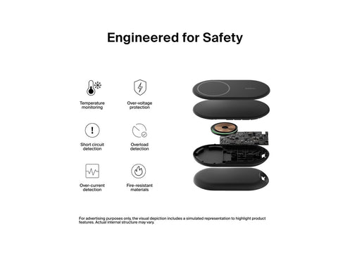 BELKIN BOOSTCHARGE Qi2 15w Magnetic Stand Black