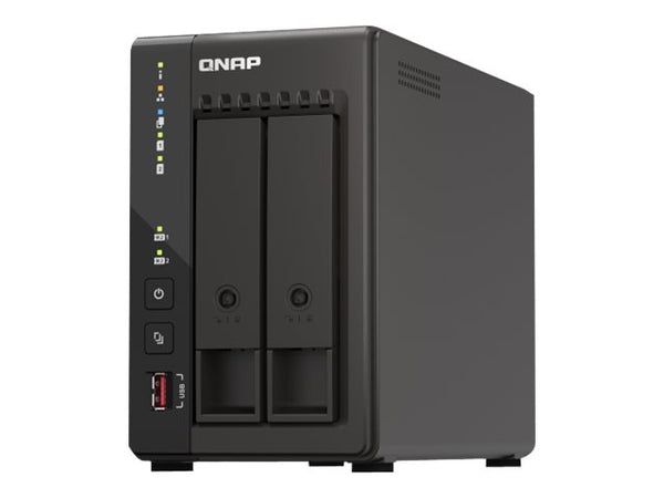 QNAP TS-253E-8G 2-bay desktop NAS Intel Celeron J6412 4C 2.0GHz burst 2.6GHz onboard 8Go RAM 2xHDMI 1.4b 2xM.2 2280 PCIe slots