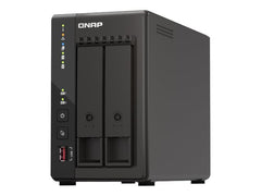 QNAP TS-253E-8G 2-bay desktop NAS Intel Celeron J6412 4C 2.0GHz burst 2.6GHz onboard 8Go RAM 2xHDMI 1.4b 2xM.2 2280 PCIe slots