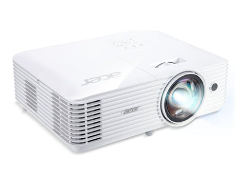 ACER S1386WH - WXGA 1280 x 800 - 3600 ANSI Lumens - 20000:1 - 0.52 87inch - 98cm - 16W Speaker x 1 - 3 ans RA