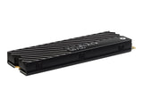 WD Black SSD SN750 Gaming 2To PCIe Gen3 8Go/s M.2 High-Performance NVMe SSD Bulk with heatsink