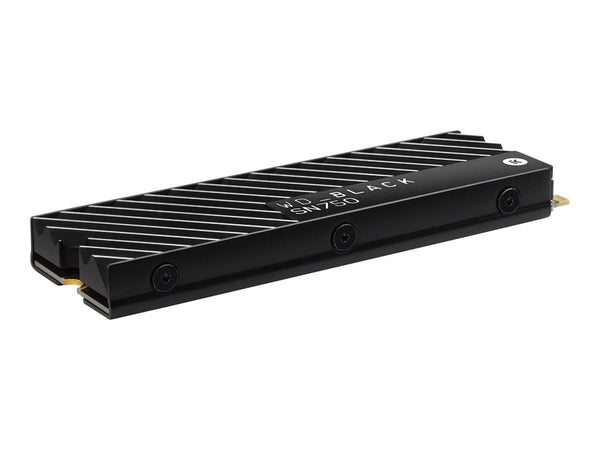 WD Black SSD SN750 Gaming 2To PCIe Gen3 8Go/s M.2 High-Performance NVMe SSD Bulk with heatsink