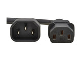 EATON TRIPPLITE Power cable C13 to C14 H05VV-F 10A 0.5M