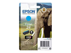 EPSON 1LB 24 ink cartridge cyan standard capacity 4.6ml 360 pages 1-pack blister without alarm