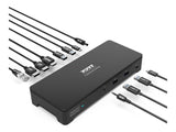 PORT DESIGNS Triple Screen Docking Station With 100W Power Dual USB-C & USB-A Connectivity Charges Laptops Up To 100W