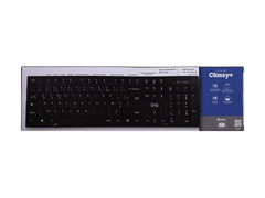 TNB CLASSY Rechargeable wireless keyboard Bluetooth + USB-A 2.4Ghz AZERTY (FR)