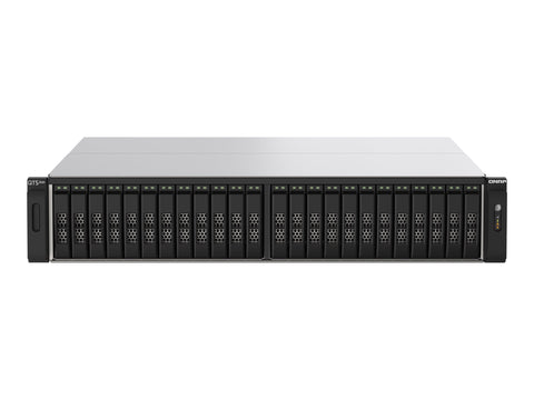 QNAP TS-h2490FU-7302P-128G 24-Bay all-flash NAS AMD EPYC 7302P NVMe Gen3x4 128Go RAM 2x2.5GbE LAN 4x25GbE SFP28