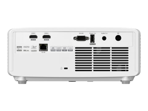 OPTOMA ZH420 FHD 1920x1080 4300lm Laser Projector 300 000:1 TR 1.12:1 1.47:1 2HDMI 1 RJ45 USB-A Power Audio 3.5mm 3Kg White
