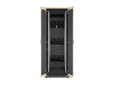 APC NetShelter Soundproof Server Rack 38U 230V 1863H x 750W x 1134D mm Maple