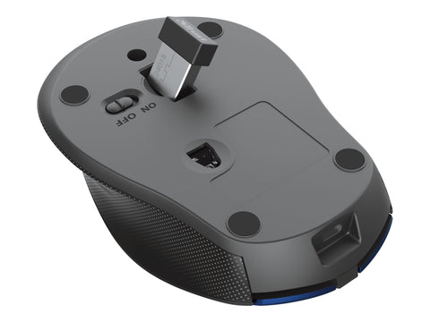 TRUST Souris sans fil ZAYA rechargeable - Bleue