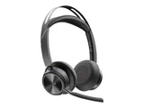 HP Poly Voyager Focus 2 Microsoft Teams Certified USB-C-C Headset +USB-C/A Adapter