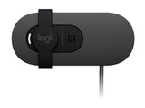LOGITECH BRIO 100 Webcam colour 2 MP 1920 x 1080 720p 1080p audio wired USB
