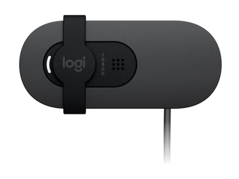 LOGITECH BRIO 100 Webcam colour 2 MP 1920 x 1080 720p 1080p audio wired USB
