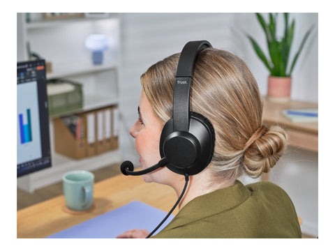 TRUST Casque-micro AYDA MAX pour ordinateur 35mm