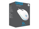 LOGITECH G102 LIGHTSYNC - WHITE - EER
