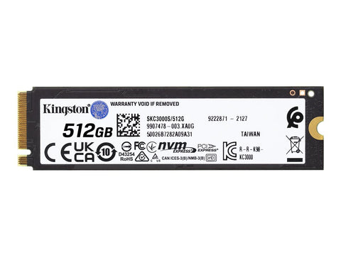 KINGSTON KC3000 512Go PCIe 4.0 NVMe M.2 SSD