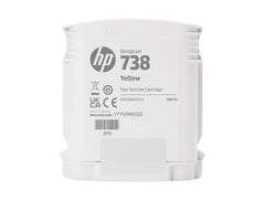 HP 738 130-ml Yellow DesignJet Ink Cartridge
