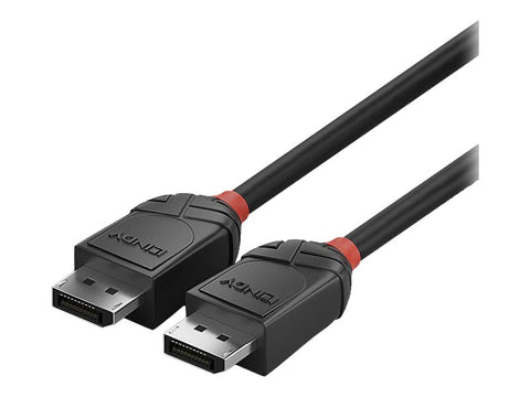 LINDY Black Line Video Cable DP 1.2 DP-DP M-M 1.5m black