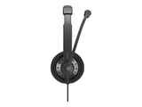 EPOS SC 75 USB MS double-sided wired headset with both 3.5 mm jack and USB connectivity