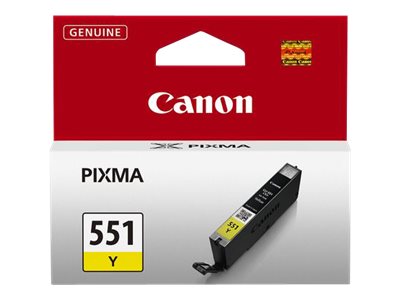 CANON 1LB CLI-551Y ink cartridge yellow standard capacity 330 pages 1-pack