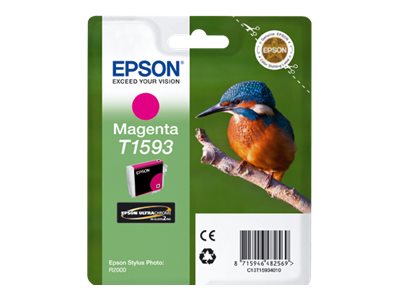 EPSON 5LB T1593 ink cartridge magenta standard capacity 1-pack blister without alarm Stylus Photo R2000