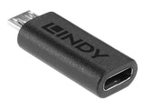 LINDY USB 2.0 Type C to Micro-B Adapter USB Type C Female to Micro-B Male