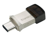 TRANSCEND 128Go Clé USB3.1 Gen 1- On TheGo - Type A et C - Argentée